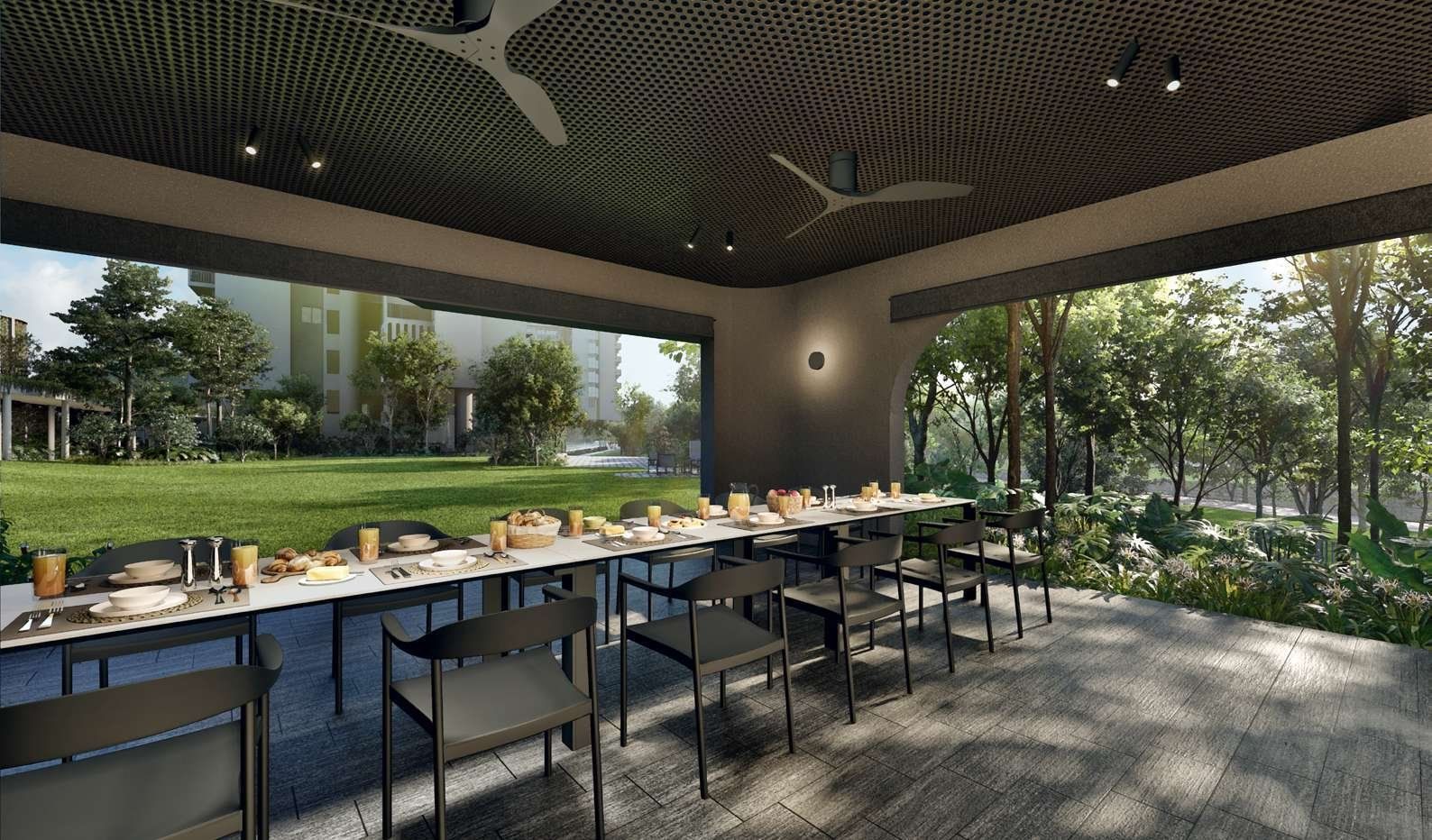Alfresco gourmet pavilion