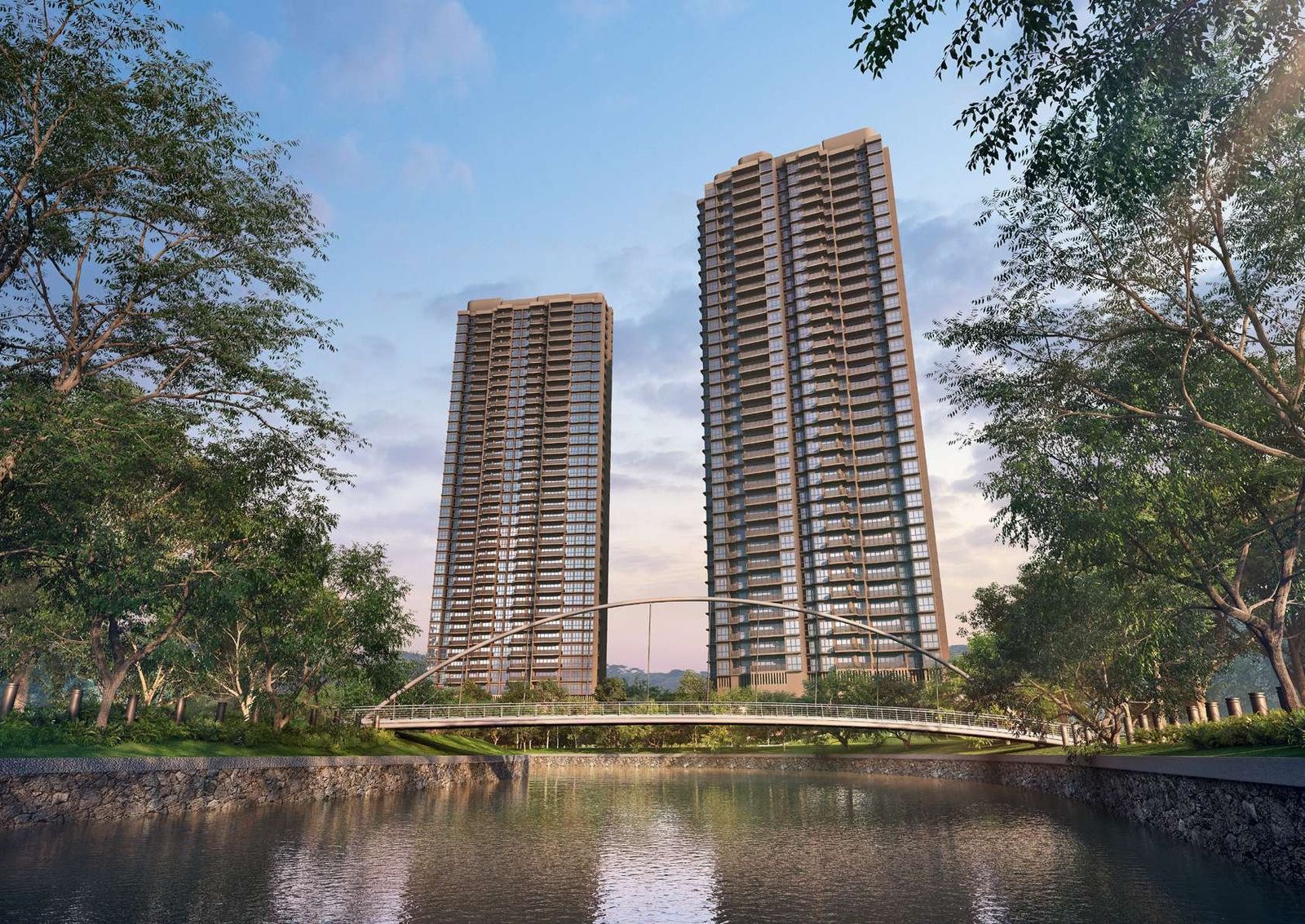 River Modern by GuocoLand — two 36-storey towers by the Singapore River, District 9